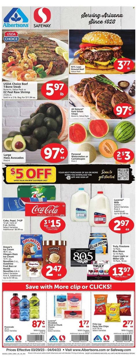 Safeway weekly ad phoenix az - Weekly Ad. Find a Location. Looking for a grocery store near you that does grocery delivery or pickup who accepts SNAP and EBT payments in Phoenix, AZ? Safeway is located at …